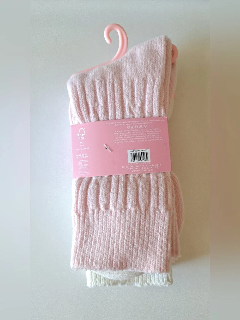 Juicy Couture Boot Socks 2 Pair